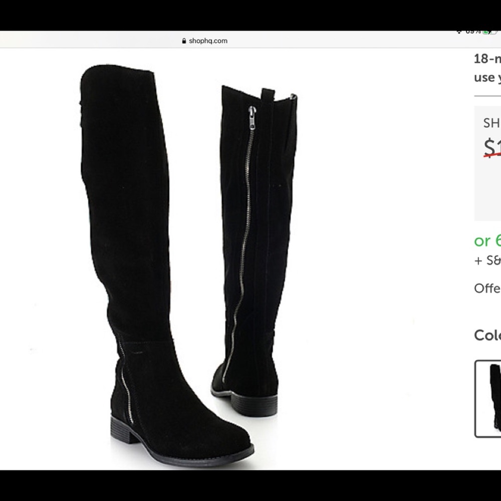 MATISSE SCARLETTE SUEDE BLACK BOOTS